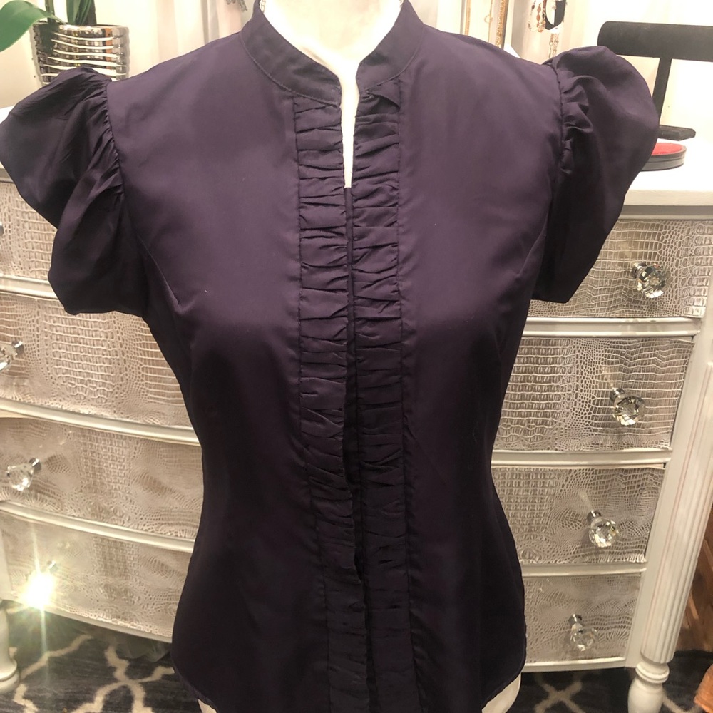 Business Purple Blouse